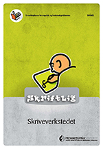 illustrasjon av elev som skriver