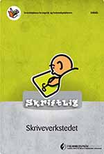 illustrasjon av en som skriver på grønn bakgrunn