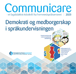 forside til tidsskrift med tittelen Communicare i blått