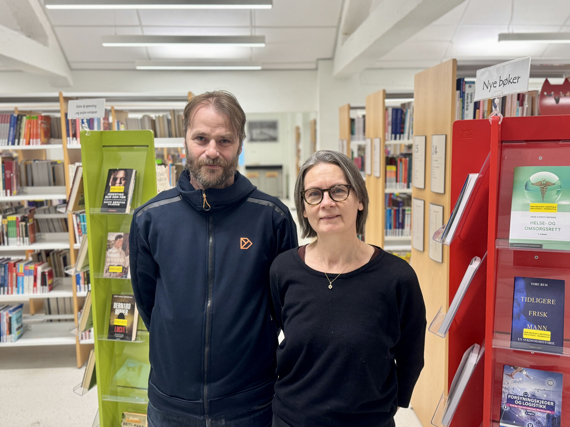 Bildet viser de to fagansatte fra HiØ som er sentrale i planleggingen av kurset. 