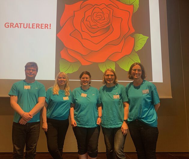 Bilde av forskere og medforskere på sammen på sluttkonferansen