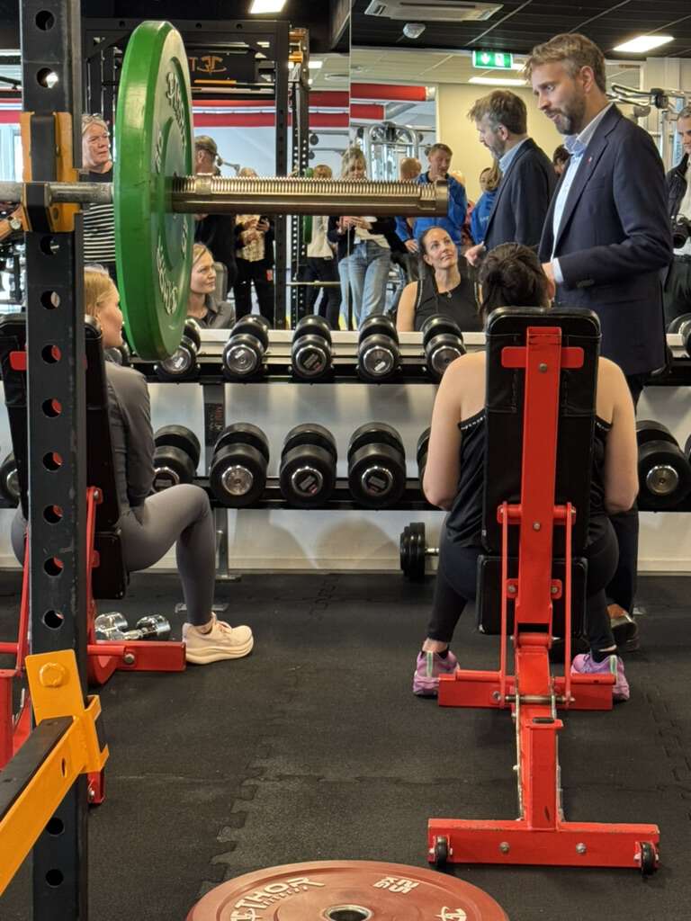 Statsråden møtte deltakere i Ped-t tilbudet.