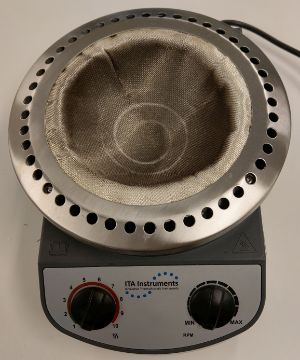Stirred heating mantle