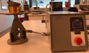 Flow table for mortar and building lime 