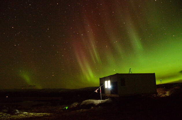Aurora Borealis over Hessdalen Obsewrvatory