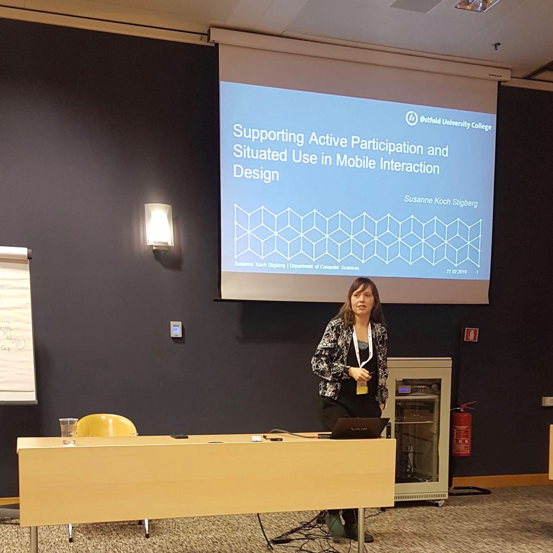 Susanne presenterer