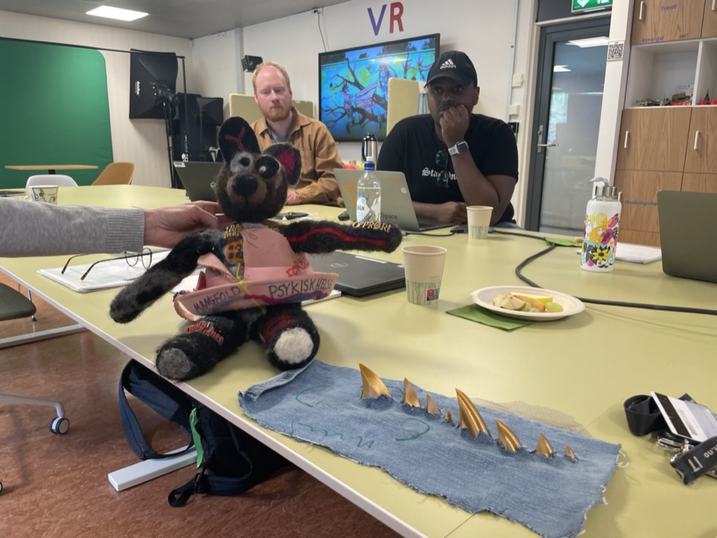 Thomas Olsen har jobbet mye med å kombinere tekstil med 3d-trykk.