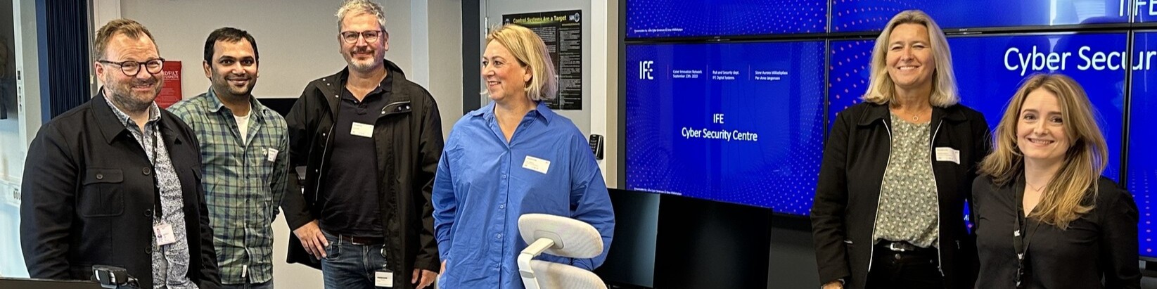Prosjektdeltagere i Sikkerhetslabben ved IFE