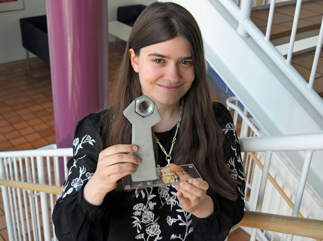 Mailis Sara Marth Najdorf designet årets EXPO-pris. 