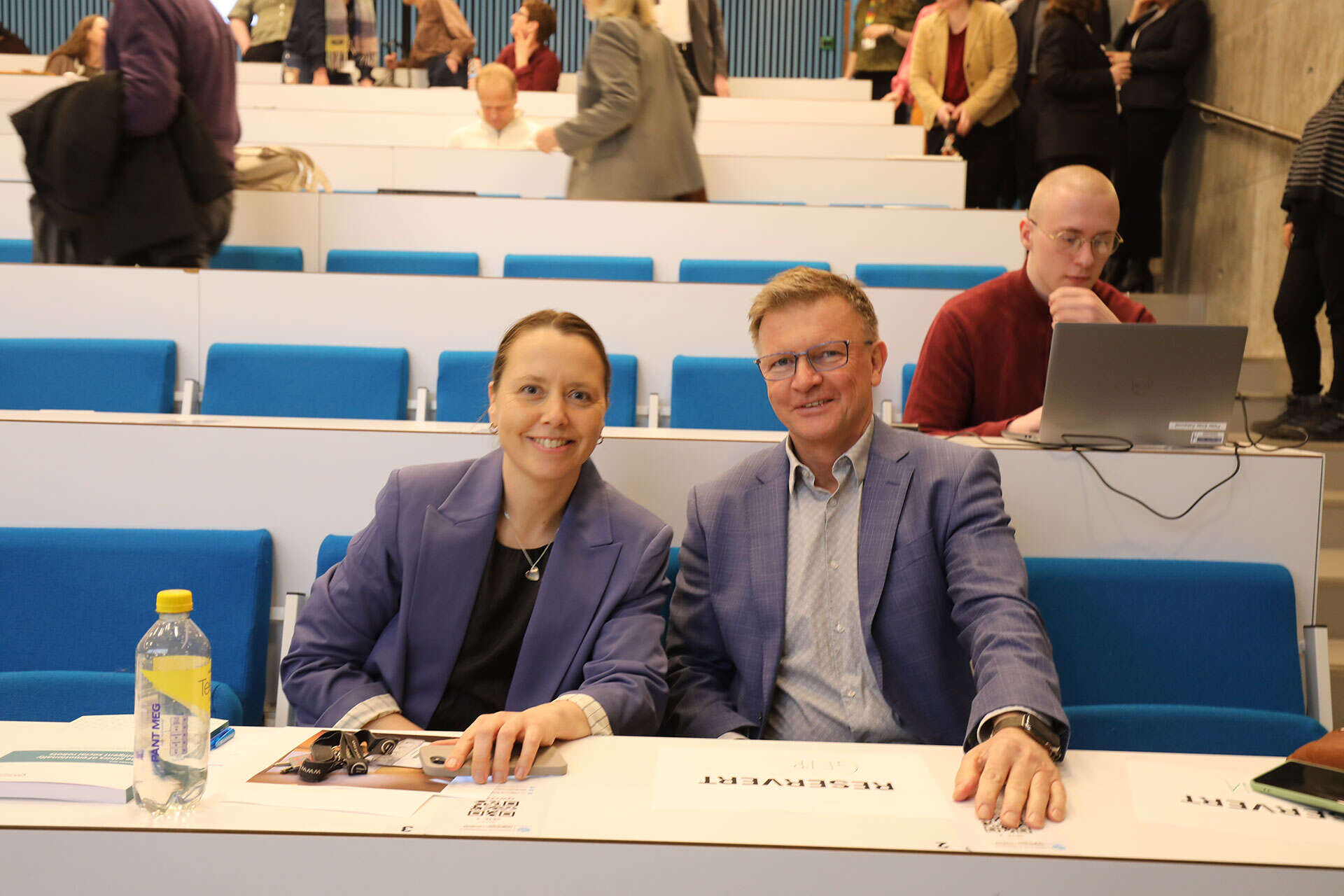 Dekan Susanne Stigberg og spesialrådgiver Geir Afdal.