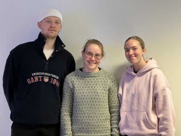 Kristian Karlstrøm, Vilde F. Forfang, Malin Måsøy