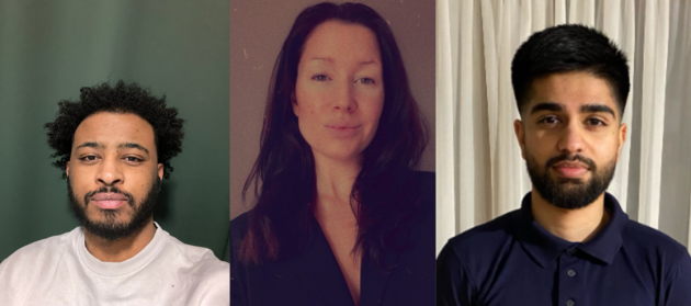 Toqir Asam Bhatti, Maria Brynhildsen og Daniel Zemichael Afewerki