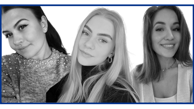 Marianne Stavrum Myrvold, Jennifer Grimsrud, Stine Vågnes.