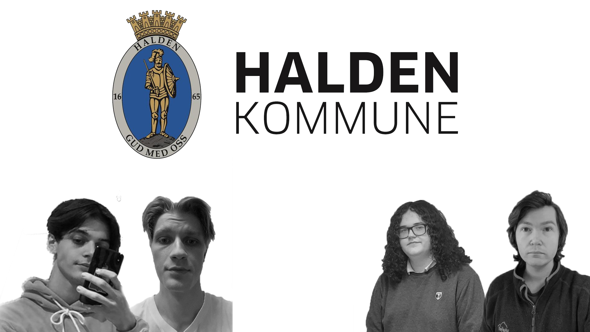 Fra venstre mot høyre:  Alexander Ombudstvedt Zarkoob, Cedric Jenssen,  Tim Didrik Asbjørnsen Sandmark, Tony Andris Nordensgaard Hagmansen