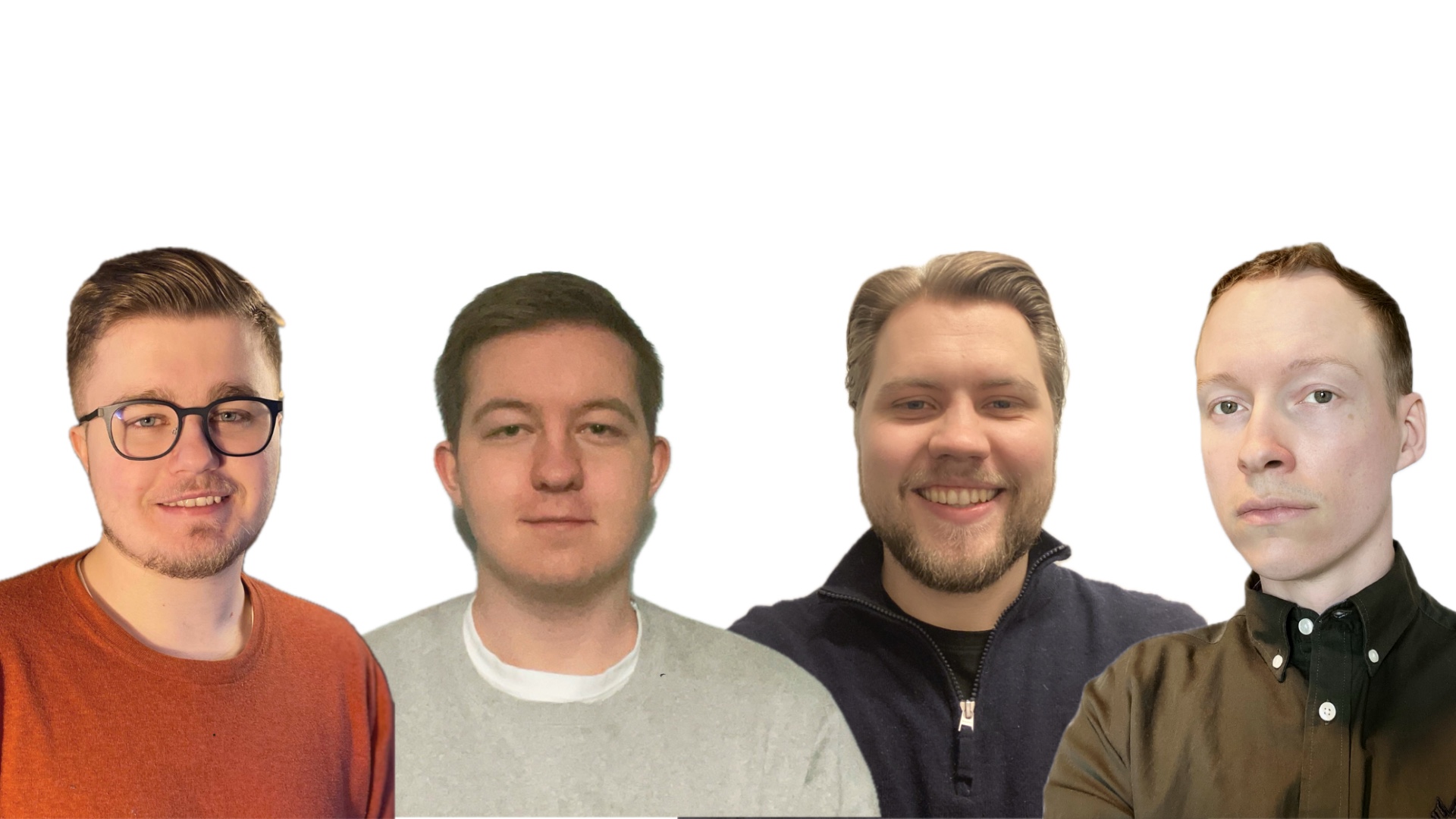Eirik Grandahl, Brage Reigem Svedbergh, Eririk Tenden, Christian de Rochlenge