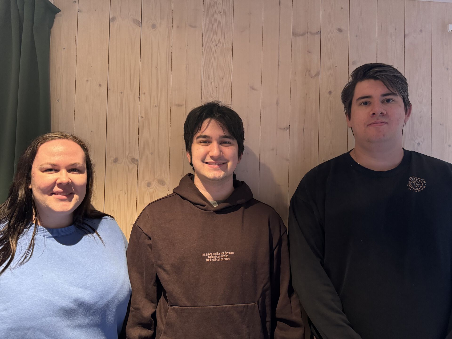 Fra venstre: Sofie Sand, Yunus Øzdemir, Marcus Tollefsen