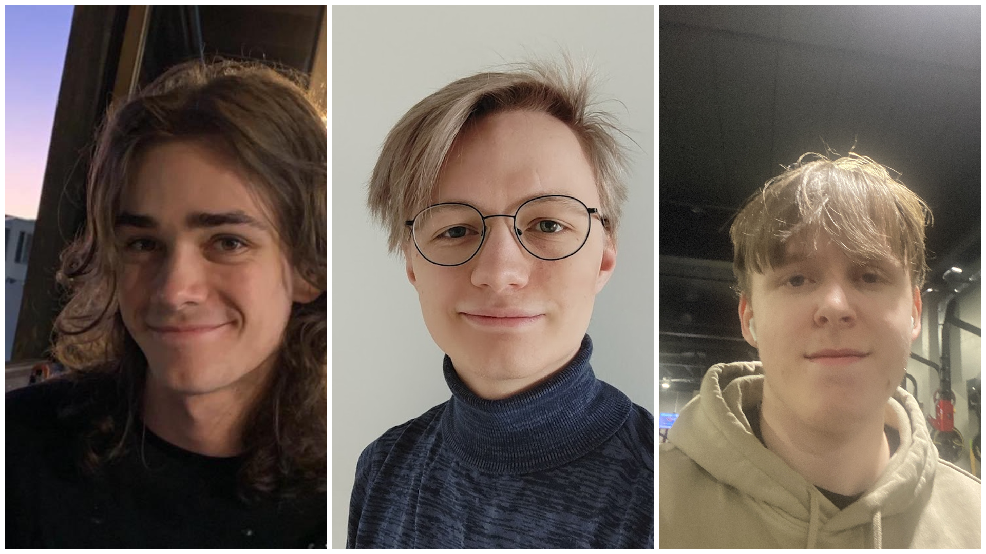 Jesper Andreas Lohrmann, Elias Wallin Saksæther og Mathias Felde Haugen