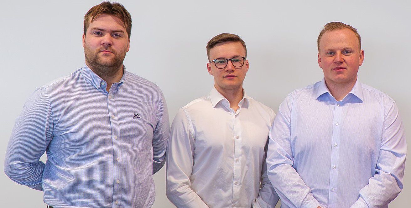 Fra venstre mot høyre: Emil Askerød, Magnus Andresen & Fredrik Trudvold