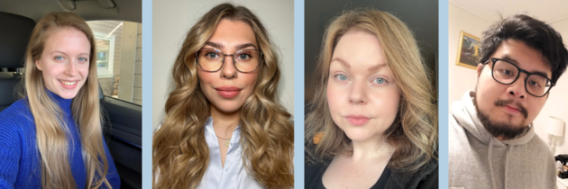 Fra venstre mot høyre: Susanne Svendsrud, Henriette Johansen Ringdal, Annette Liv Aune og Khang Le Anh Tran