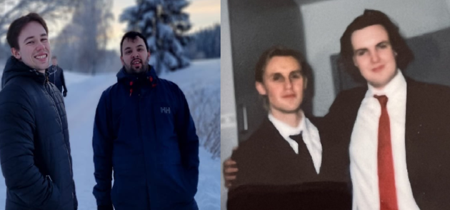 Fra venstre mot høyre: Adrian Dabrowski, Diego Prestegård, Viljar Morstad, Simen Kartum.