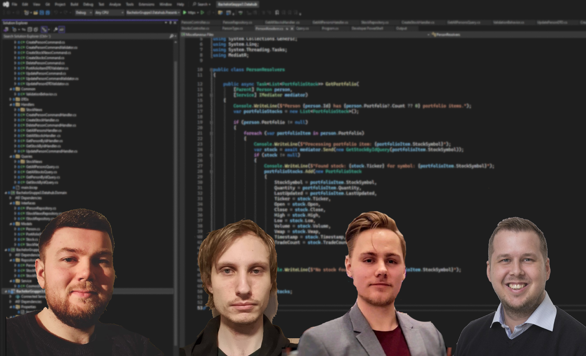 Steffen Helge Johannessen, Aleksander Elefskaas Kingsrød, Joachim Lundsgaard Christiansen, Alexander Gjøstøl Karlsen