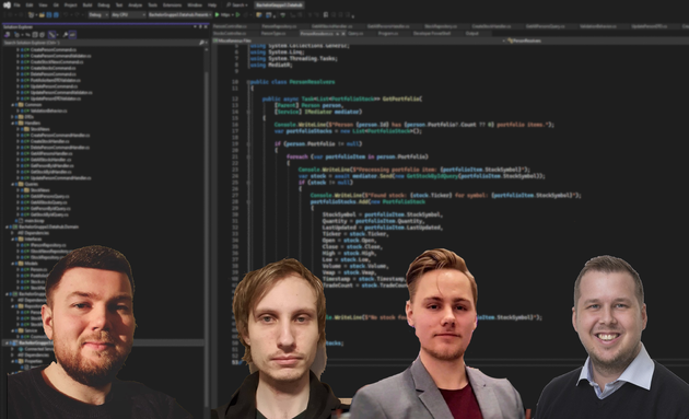 Steffen Helge Johannessen, Aleksander Elefskaas Kingsrød, Joachim Lundsgaard Christiansen, Alexander Gjøstøl Karlsen