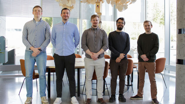 Eivind Hermanrud Bjørvik, Stavros Wolff, Vetle Gummesen Sahlberg, Kim Andre Thomasrud, Henrik Sebastian Smedstuen