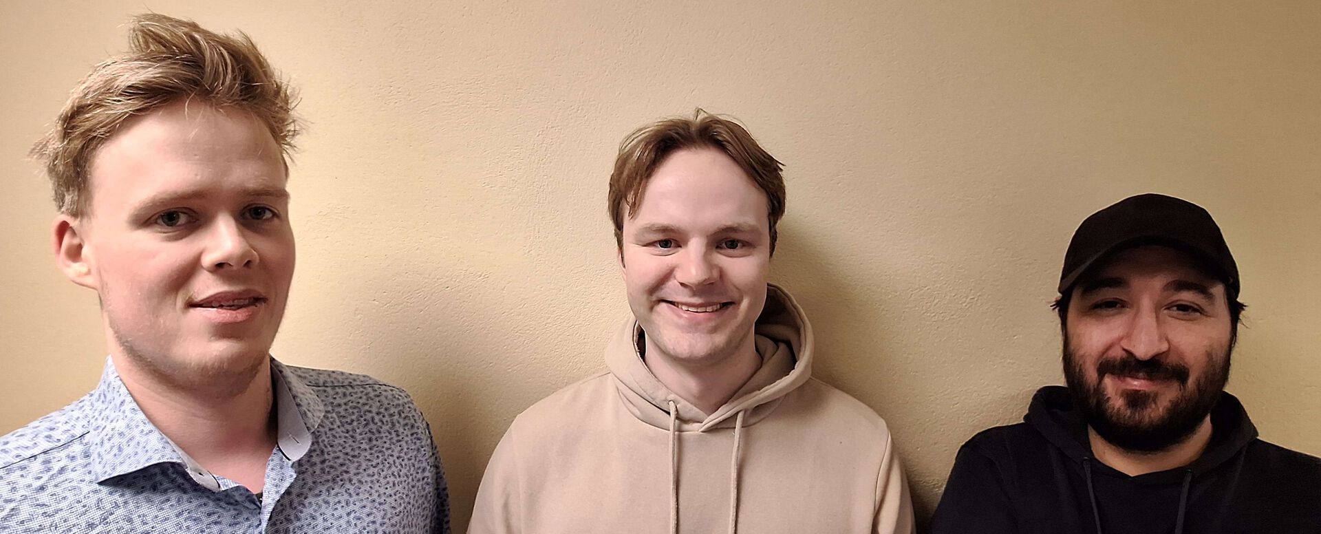 Richard André Minge, Krister Wallin Hognestad og Mustafa Sahin
