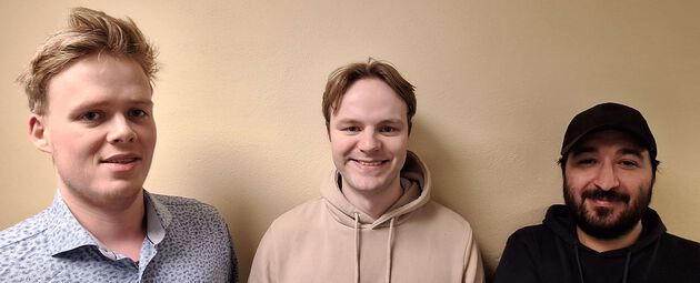 Richard André Minge, Krister Wallin Hognestad og Mustafa Sahin