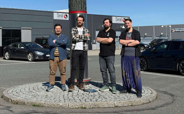 Bildet viser gruppemdlemmene på gruppe B26ITK12