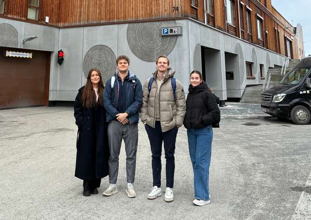 Bildet viser gruppemdlemmene på gruppe B26ITK20