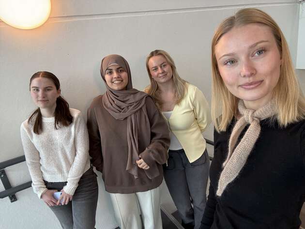 Bildet viser gruppemdlemmene på gruppe B26BIO01