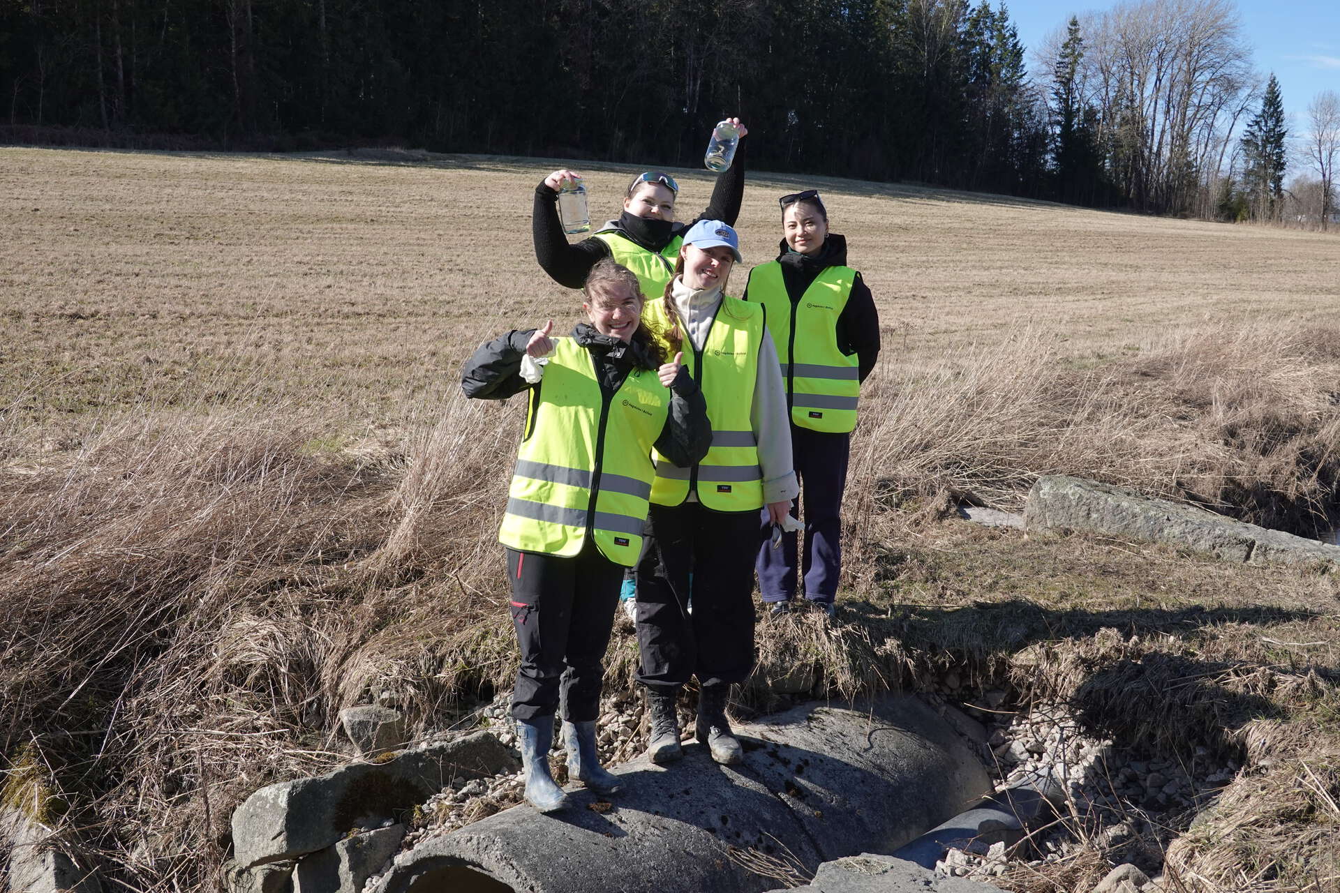 Bildet viser gruppemdlemmene på gruppe B26BIO03