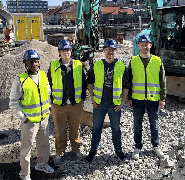Yacqub Ali Adeysey, Lorang Mathias Ekstrøm, Jan Håkon Pettersen og Theodor Viktor Martinsen