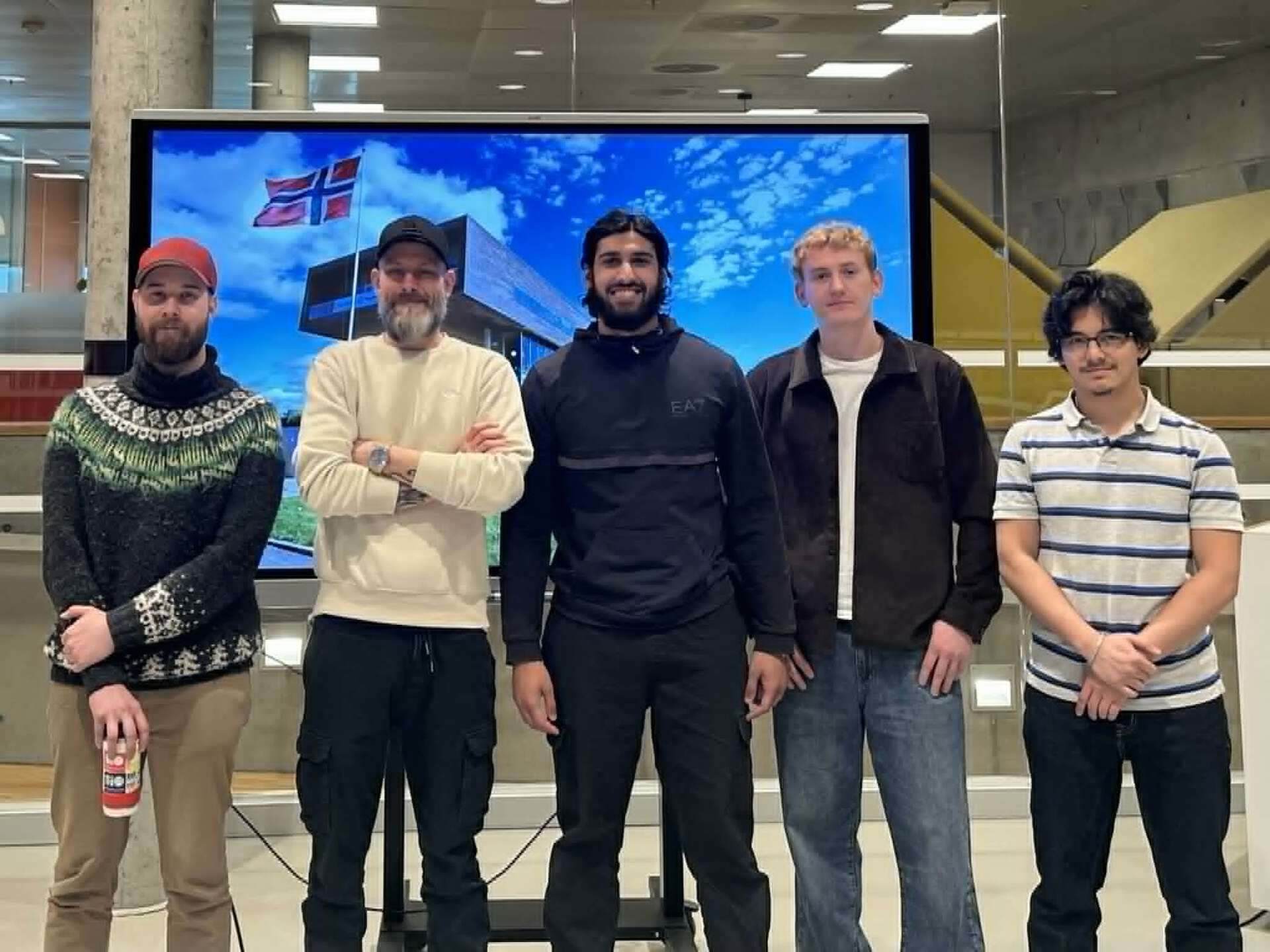 Aaro Sivula, Robert Johannessen,  Hekmat Abduweli, Daoud Shafiq, Adrian Lindstad
