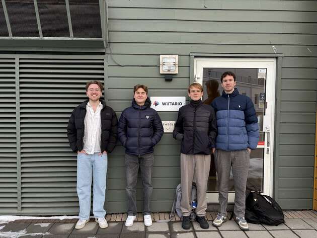 Bildet viser gruppemedlemmene på gruppe B26ITK31