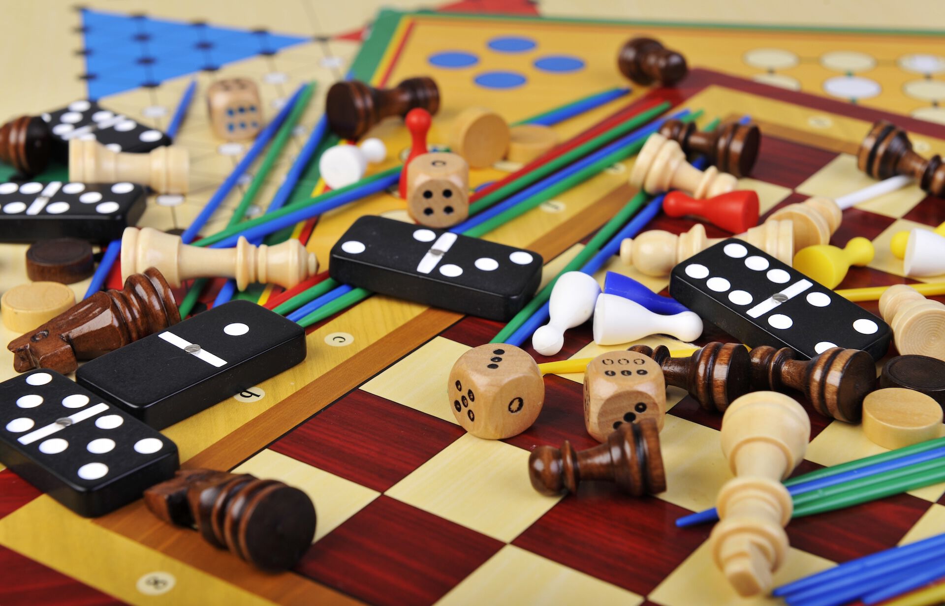 Various Tabletop Games. Photo. 
