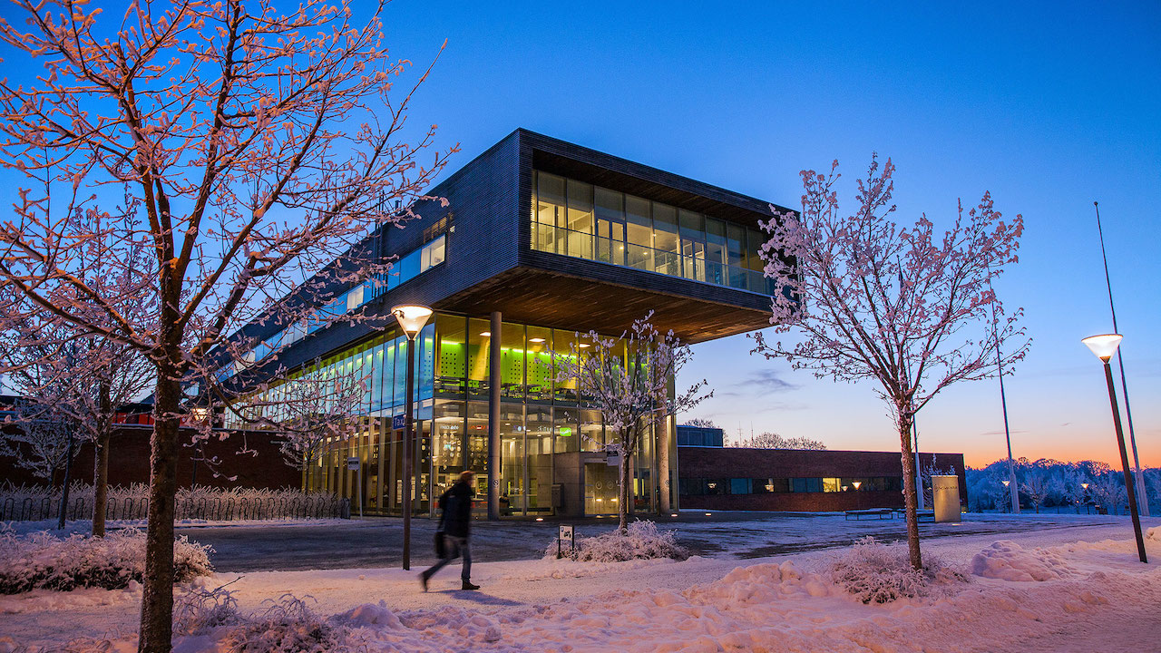 Bilde av HIØ, campus Halden