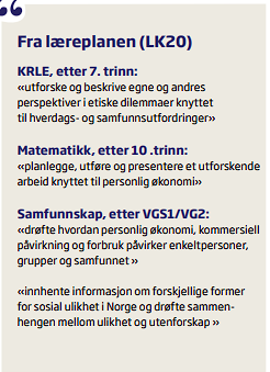 Beskrivelse av læremål fra LK20