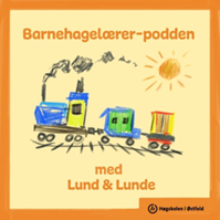 Bilde av logo for Barnehagelærerpodden med Lund & Lunde