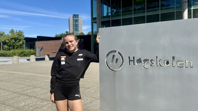 OL klare Henriette Jæger. Foto: Ann-Kristin Johansen, Høgskolen i Østfold