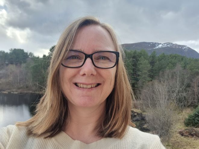 Bilde av Karina Sandvik Soewandi, student på Masterstudium i fremmedspråk i skolen ved Høgskolen i Østfold