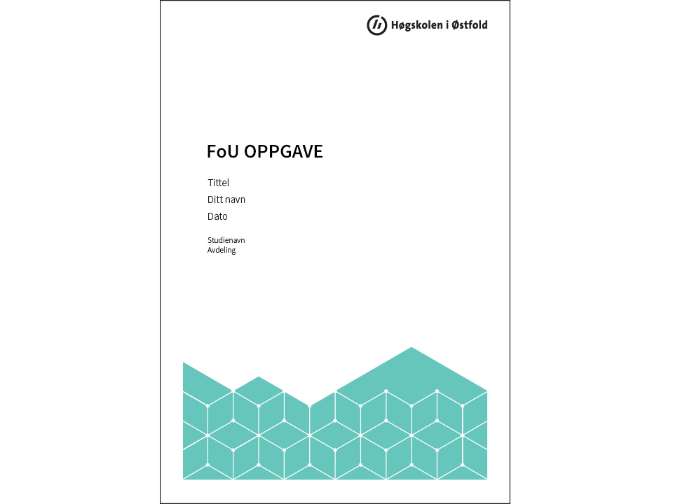 Illustrasjon for: Forsidemal for FoU oppgaver