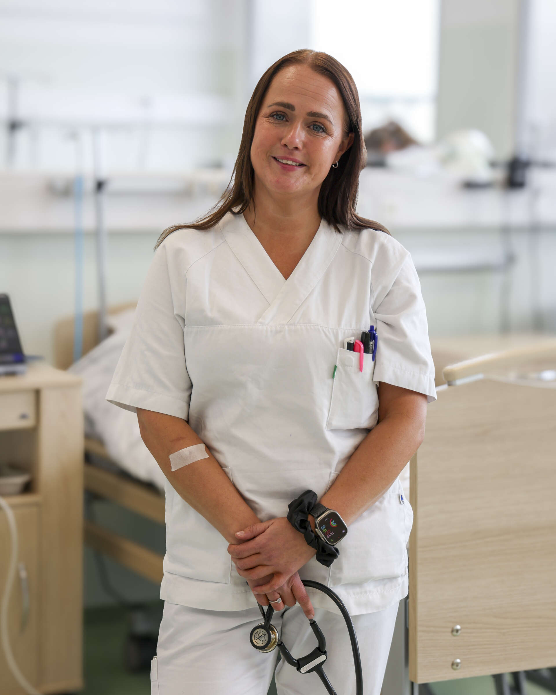 Portrettbilde av Camilla Jansen, i uniform. Foto.