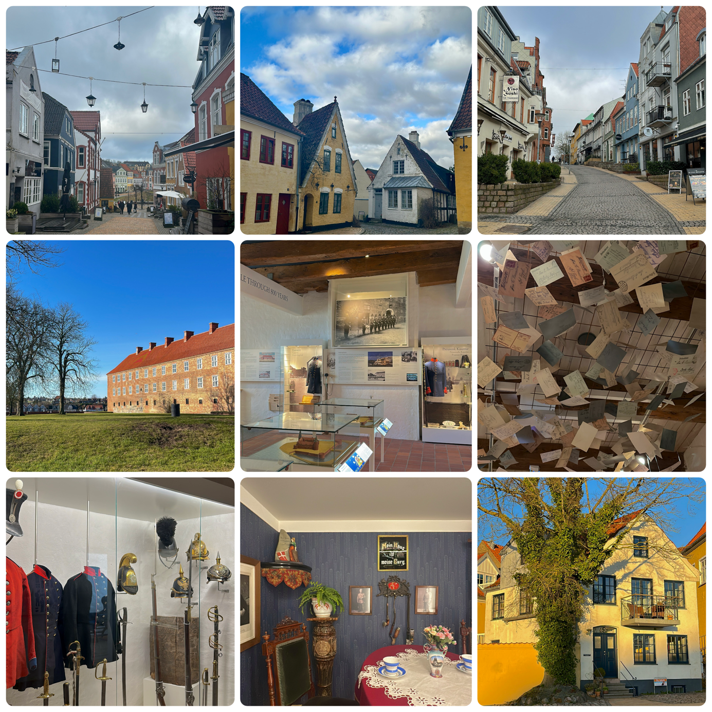 Collage av bilder fra Aabenraa