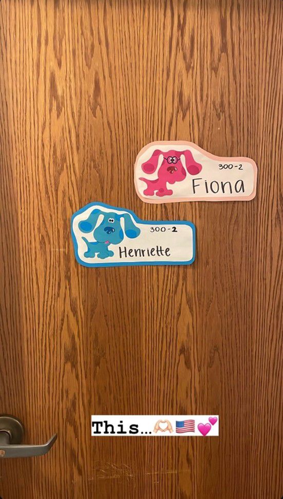 døra til henriettes rom