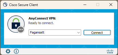 Cisco Secure Client for fagansatt