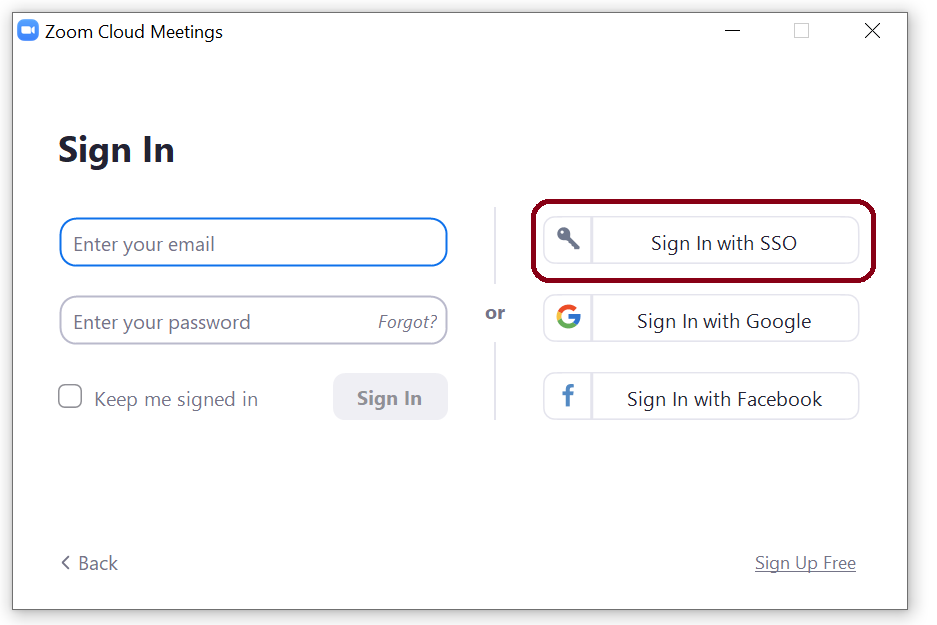 Zoom login 2