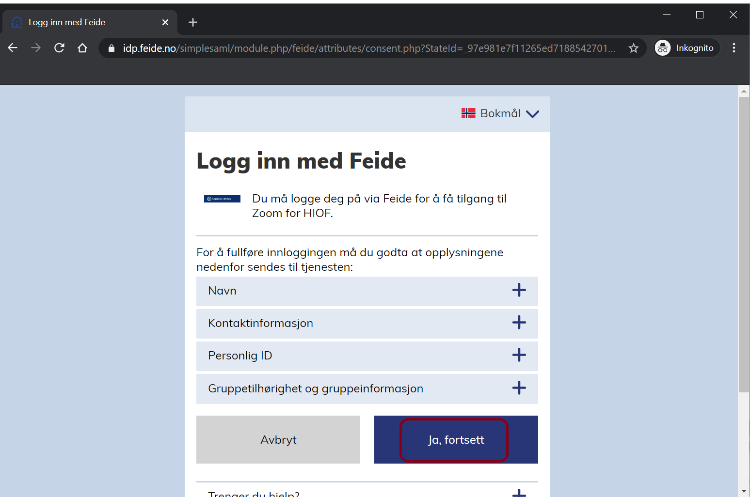 Zoom login 5