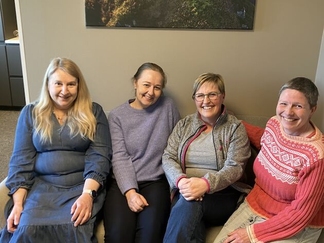 Bilde fra barnehagen av deltagerne i episoden